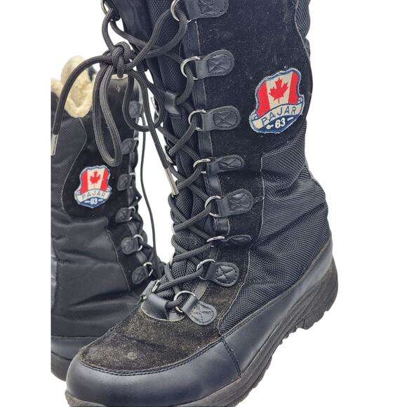 Pajar Boots Womens 7 Winter Hiking Waterproof Snow Cold Weather Canada Gorpcore - Picture 1 of 16